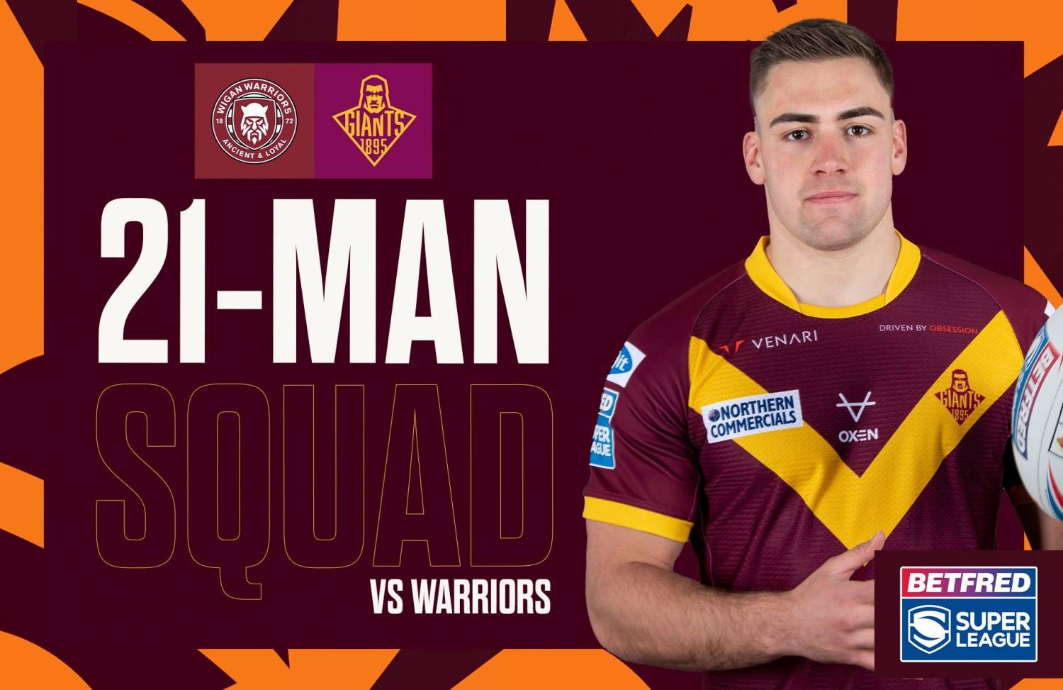 21-MAN SQUAD NAMED FOR WARRIORS CLASH