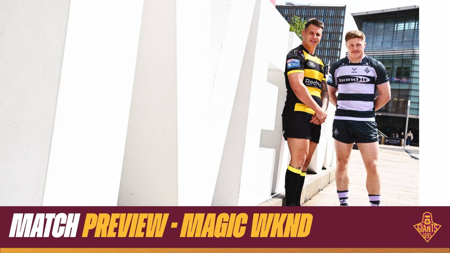 Huddersfield Giants players ahead of Magic Weekend