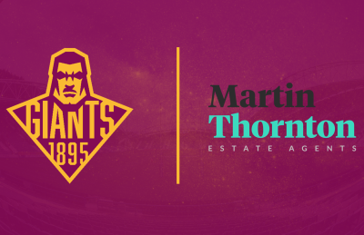Giants Partner with Martin Thornton Estate Agents