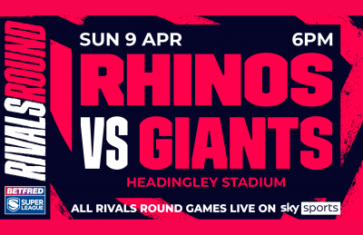 Giants heading to Headingley for Rivals Round!