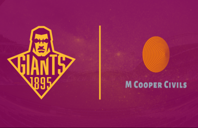 Giants Partner with M Cooper Civil Engineering