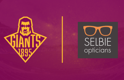 Giants Partner with Selbie Opticians