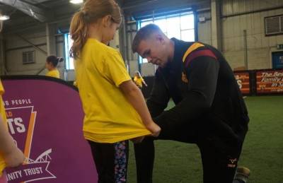 GIANTS PLAYERS SUPPORT COMMUNITY ACTIVITIES