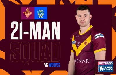 IAN WATSON NAMES WOLVES SQUAD