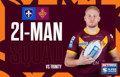 IAN WATSON NAMES WAKEFIELD SQUAD