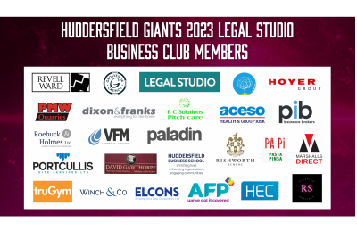 Giants 2023 Legal Studio Business Club Members 