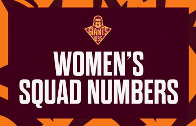 Women's Squad Numbers Revealed