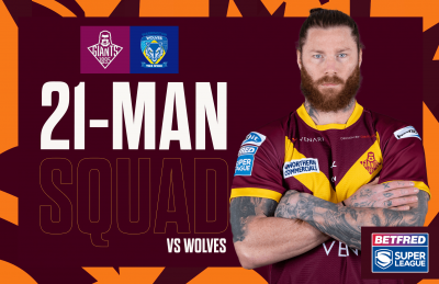 21-MAN SQUAD NAMED FOR HOME FINALE
