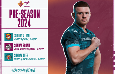 PRE-SEASON SCHEDULE CONFIRMED