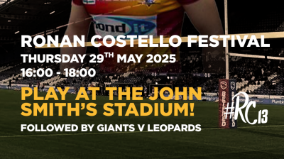 RONAN COSTELLO FESTIVAL TO BE HELD AT THE STADIUM