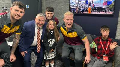 GIANTS WELCOME BOX4KIDS TO LEIGH GAME