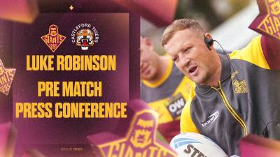 Pre Match Press Conference | Luke Robinson | Castleford Tigers