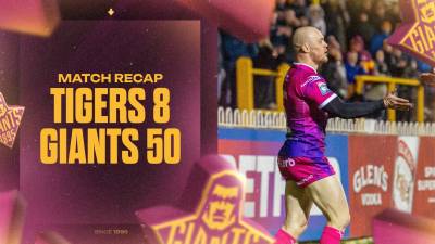 Match Recap: Tigers 8-50 Giants