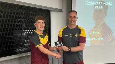 CHIPPENDALE WINS COMMANDO VALUES MAN OF THE MATCH