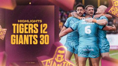 HIGHLIGHTS | GIANTS CLAIM BIG WIN OVER TIGERS
