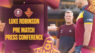 Pre Match Press Conference | Luke Robinson | Wigan Warriors (A)