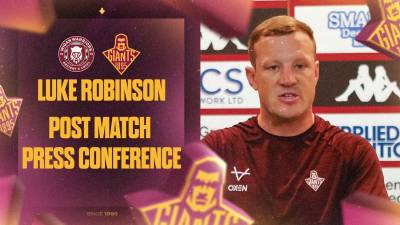 Luke Robinson | Post Match Press Conference | Wigan Warriors (A)