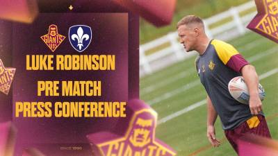 Luke Robinson | Pre Match Press Conference | Wakefield Trinity
