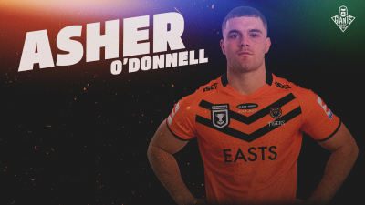 BRIMFUL OF ASHER O'DONNELL - GIANTS SIGN BACK-ROW STAR