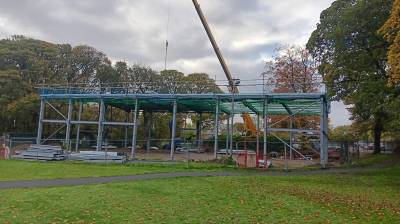 GIANTS BREAK GROUND ON NEW TRAINING FACILITY