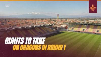 GIANTS TO FACE DRAGONS AWAY IN ROUND 1