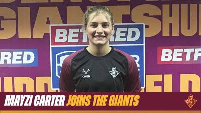 GIANTS ADD FORMER RHINO TO WOMENS RANKS