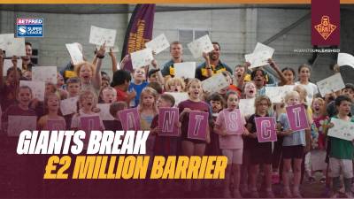 Giants break £2 million barrier!