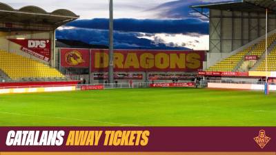 Catalans away tickets on sale now!