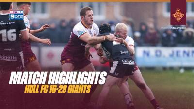 Match Highlights: Giants dominant in Hull 