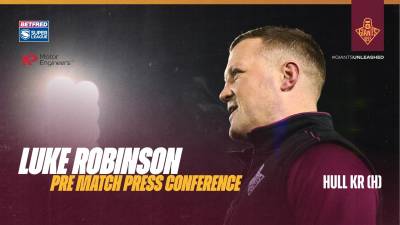 Luke Robinson | Pre Match Press Conference | Hull KR (H)