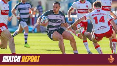Match Report - Hull KR Challenge Cup.