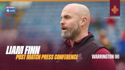 Liam Finn | Post Match Press Conference | Warrington Wolves (H)