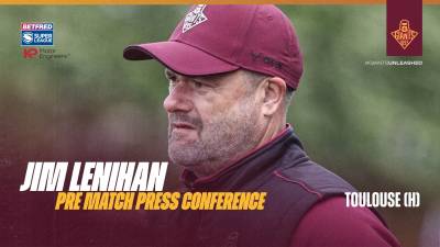Jim Lenihan | Pre Match Press Conference | Toulouse (H)