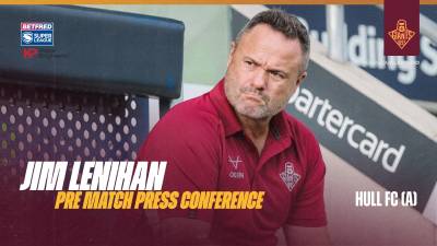 Jim Lenihan | Pre Match Press Conference | Hull FC (A)