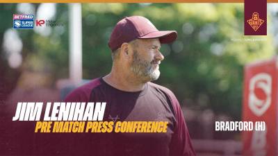 Jim Lenihan | Pre Match Press Conference | Bradford (H)