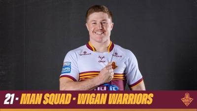 20-Man Squad to face Wigan Warriors