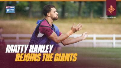 HANLEY RETURNS TO THE GIANTS