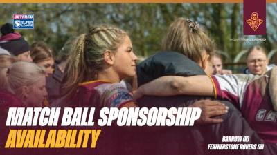 MATCH BALL SPONSORSHIP AVAILABILITY