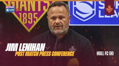 Jim Lenihan | Post Match Press Conference | Hull FC (H)