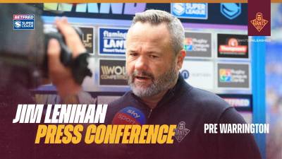 Jim Lenihan pre Warrington | Press Conference