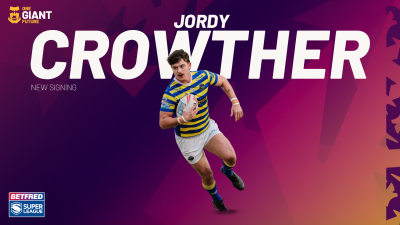 ONE GIANT SIGNING - JORDY CROWTHER!