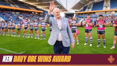 KEN DAVY OBE WINS RLWBA AWARD