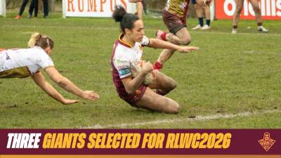THREE GIANTS WOMEN SELECTED FOR INTERNATIONAL DUTY